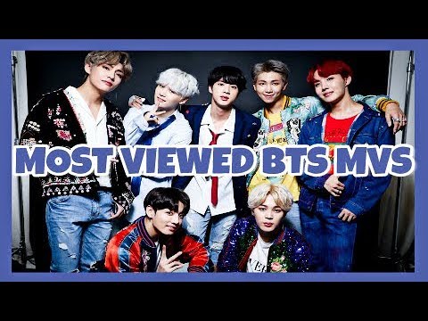Most Viewed BTS (방탄소년단) Music Videos [March 2018]