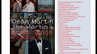 Dean Martin - The Martin &amp; Lewis Songs Volume 2