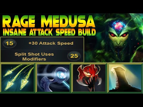 Rage Medusa - Insane Attack Speed Build - Dota 2 Ability Draft