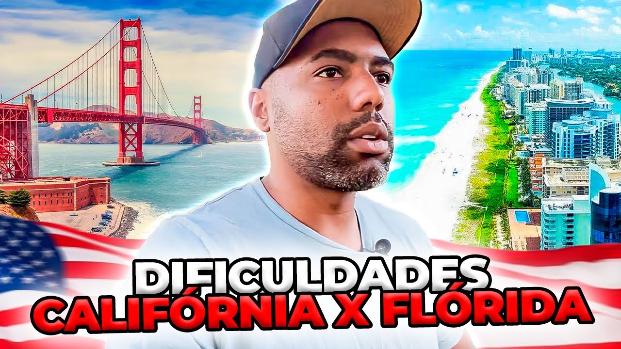 DIFICULDADES MORANDO NA CALIFÓRNIA x FLÓRIDA NOS ESTADOS UNIDOS 2023