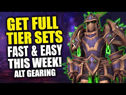 Get FULL Tier Sets FAST for Your Alts (Don’t Miss This!) | WoW Midnight Pre-Patch Gearing Guide