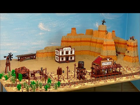 Lego Western Welt Teil 10. - Eisenbahnbrücke