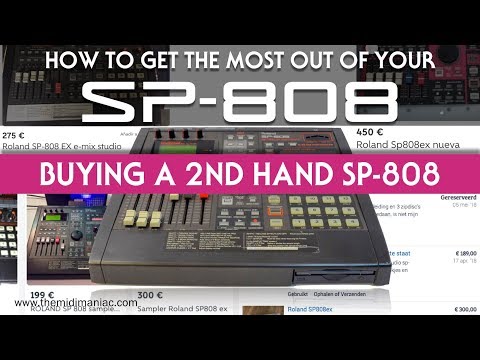 Buying a second hand SP-808? Do first this test!