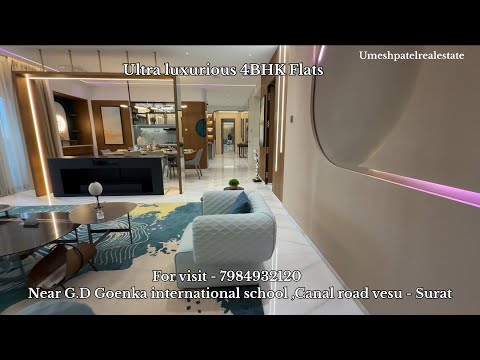 “Luxury Flats in Vesu Surat 🏙️ | 4 BHK | 40+ Amenities | Prime Location