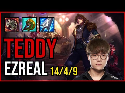 TEDDY - EZREAL vs. ALISTAR ADC | KR GRANDMASTER | PATCH 10.25