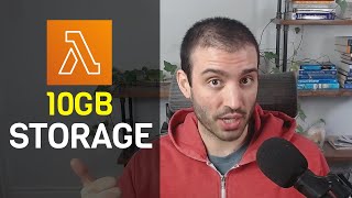 AWS Lambda New Feature - 10GB Ephemeral Storage