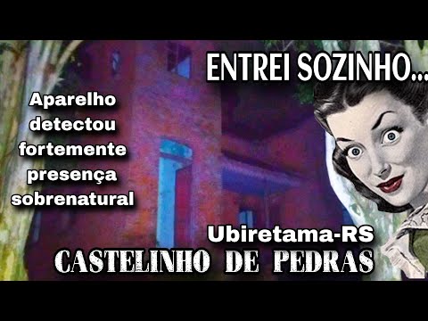 Entrei SOZINHO no CASTELINHO DE PEDRAS de UBIRETAMA-RS #castelinhodepedras #casadepedra #UbiretamaRS