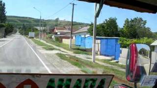 preview picture of video 'Anapa - Untrish trip, Part 3. View from front minibus window.'