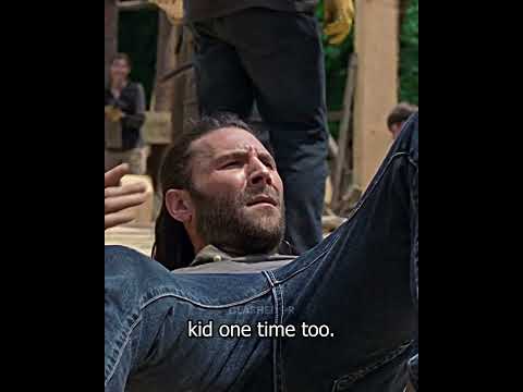 Justin & Daryl Fight On The Bridge | The Walking Dead S9.E2 | #Shorts