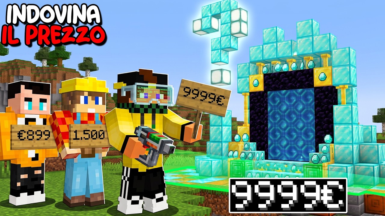 HO IMBROGLIATO nell' INDOVINA il PREZZO SU MINECRAFT