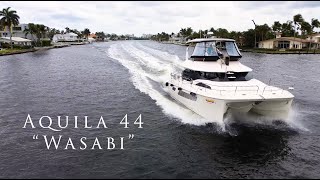 Used power Catamaran for sale: 2018 Aquila 44 