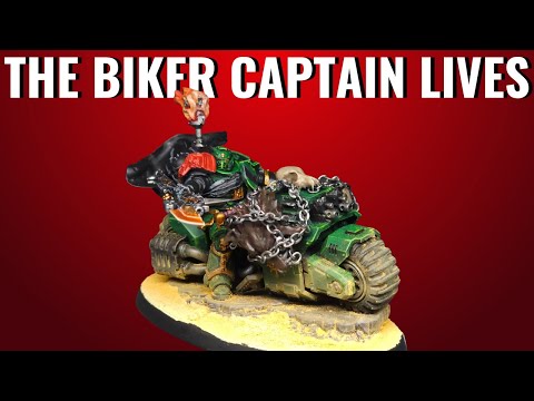 The Captain on Bike is DEAD, Long Live the Captain on Bike - Whatthe40k Collaboration!