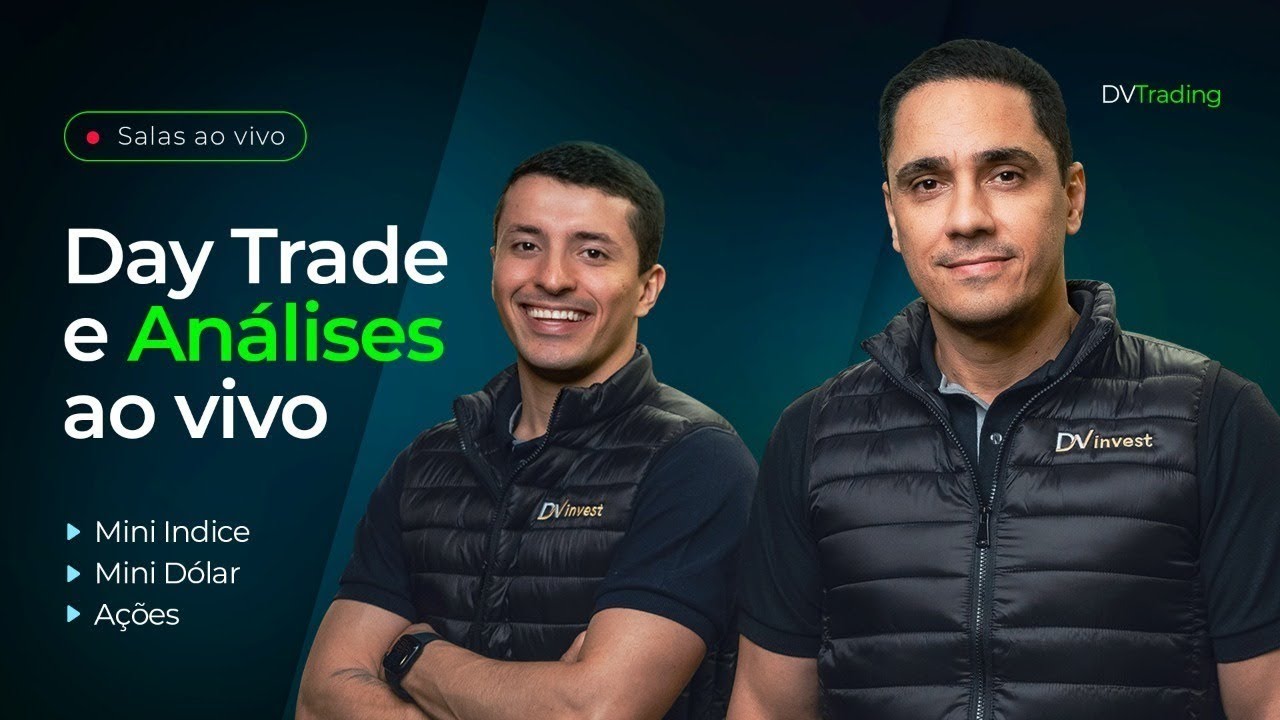 🔴 DAY TRADE e Análises ao vivo em Mini índice (WIN), Mini dólar (WDO) e Ações | DV Trading 20.08.24