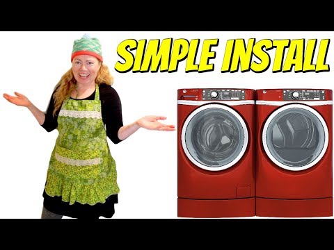 Washer & Dryer Install - Stacking a Washing Machine & Dryer