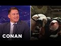 Channing Tatum Attacked Danny McBride Dressed As The Gimp | CONAN on TBS