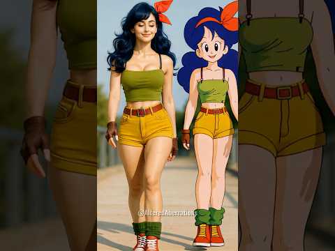 DBZ Characters: Anime vs Real Life 👊💫 (Launch, Mai, Videl, & More)