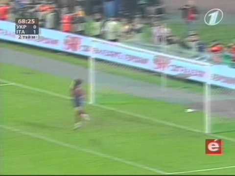 Украина - Италия 1:2. Отбор к ЧЕ-2008 (2 тайм).