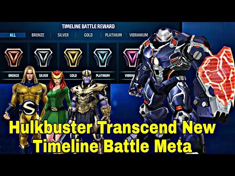 Hulkbuster Transcend Timeline Battle Test | Hulkbuster New Uniform Worth? - Marvel Future Fight