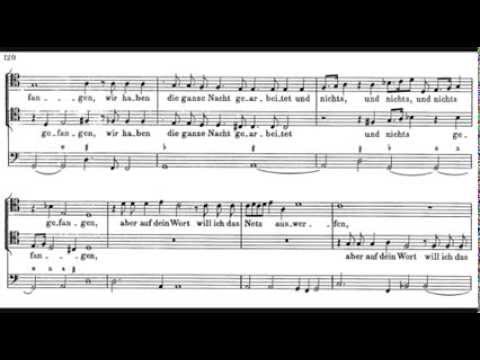 Heinrich Schütz: Meister, wir haben die ganze Nacht gearbeitet SWV 317