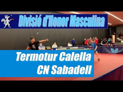 Termotur Calella - CN Sabadell 4-2 | DHM | Club Tennis Taula Calella