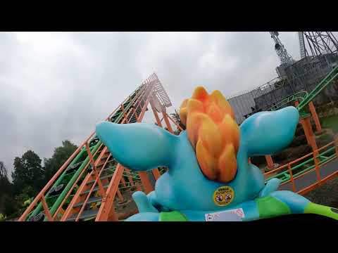 Onride: 'Energus roller coaster' 🎢 4K/POV 2021 - Energylandia