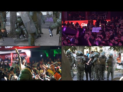 Disturbios y un polémico show de Mon Laferte en el festival de Viña del Mar | AFP