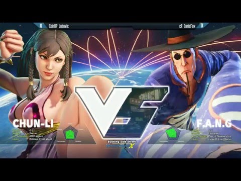 Street Fighter 5 Tournament: Winter Brawl X Pools - Ludovic (Chun-Li) vs SonicFox (F.A.N.G)