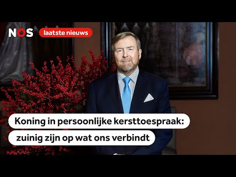 Kijk hier de kersttoespraak van koning Willem-Alexander terug