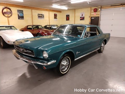 1965 Green Ford Mustang 200 3spd Manual Video