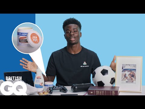 10 Things England's Bukayo Saka Can't Live Without | 10 Essentials