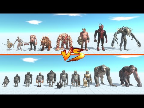 Infernals vs Mutant Primates - Animal Revolt Battle Simulator