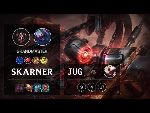 Skarner Jungle vs Lee Sin - EUW Grandmaster Patch 11.21