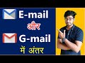 Difference Between Email And Gmail In Hindi What Is The Difference Between Gmail And Email
