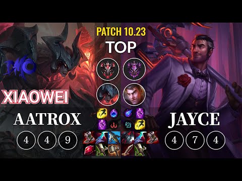 DMO Xiaowei Aatrox vs Jayce Top - KR Patch 10.23