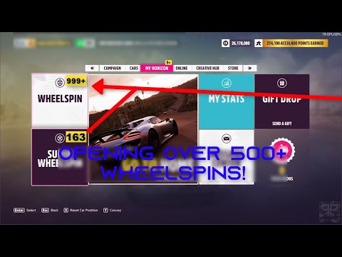 Opening 500+ WHEELSPINS in FORZA HORIZON 5