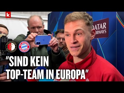 Video Thumbnail: Kimmich wird deutlich: "... der kann die Tabelle nicht lesen." | Feyenoord - FC Bayern 3:0