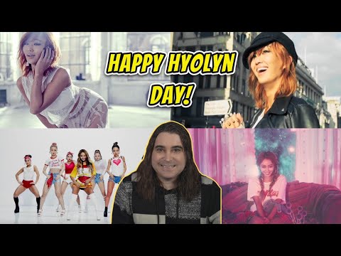 Happy Hyolyn Day! Reacting to "One Way Love, Lonely, One Step & Paradise" MVs by Hyolyn!