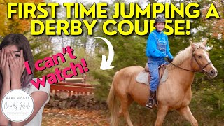 JUMPING OUR VERY FIRST HUNTER DERBY COURSE! | VLOG