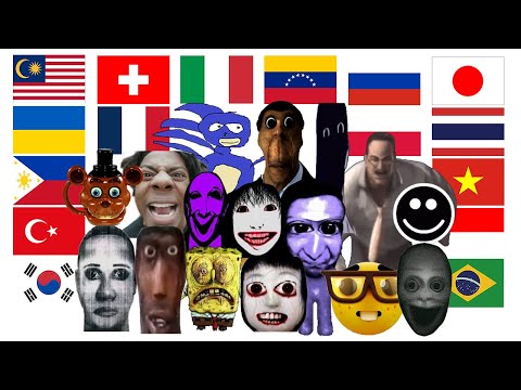 Nico’s Nextbots in different languages meme | Part 3