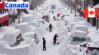 Download lagu Canada is Frozen ! ❄️ Homes & Cars Buried Under Mountains of Snow in Quebec & Ontario mp3