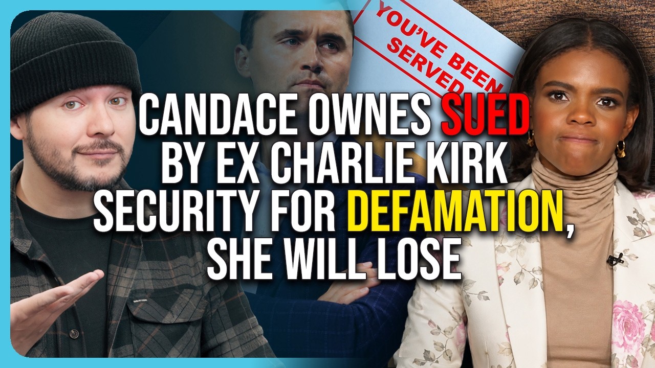 Candace Ownes SUED By Ex Charlie Kirk Security For DEFAMATION, She Will LOSE