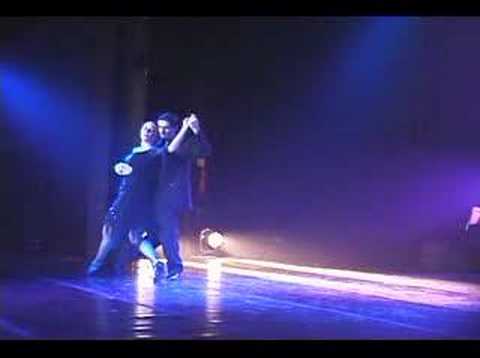  Milena Plebs  and  Ezequiel Farfaro  are  dancing  to  the  tango  "  Zum  "