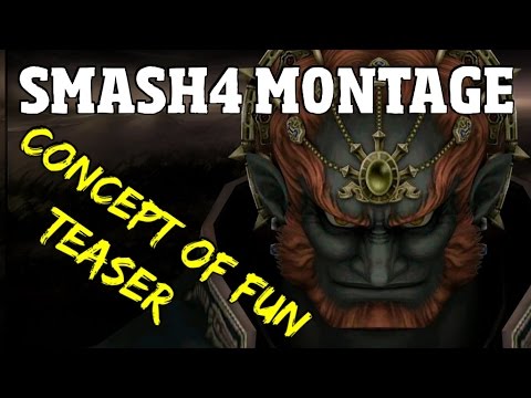 SSB4 Concept of Fun Teaser  [Smash 4 combo/funny montage]