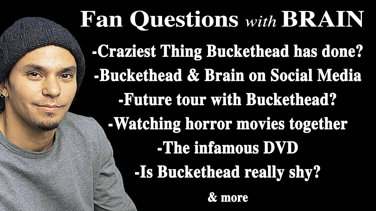 Brain talks about Buckethead, his Crazy Moments & Movies, Social Media & more