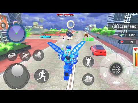 Flying Bee Robot Car Transforming Game#3 - Robot Games - Android Gameplay