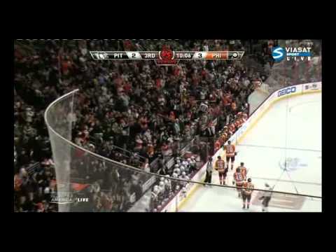 Goal Scott Hartnell 2 -3 ( Pittsburgh Penguins - Philadelphia Flyers) 14 dec 2010