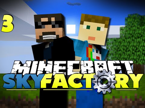 Crazy Minecraft Automation! SSundee SkyFactory 3 - Automated Cobble!