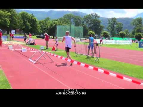 Robert Lavrenčak -troskok 4-boj nacija - Salzburg 11.07.2015.