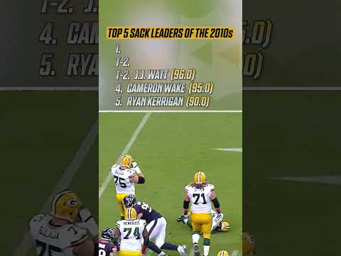 2010s sack leaders!