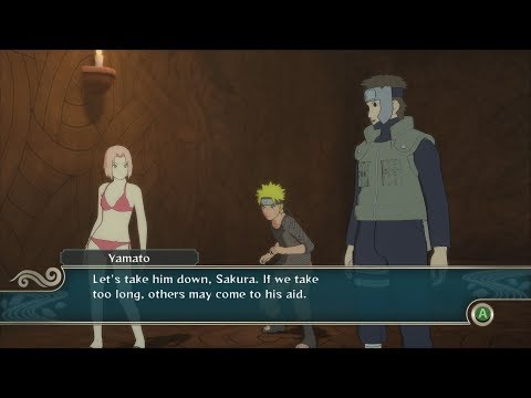Naruto Ninja Storm 2 Trilogy PC MOD Walkthrough Part 7 60 FPS - Swimsuit Sakura vs Kabuto Boss Fight